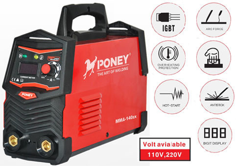 120/140amp Hot Start Arc Soldar IGBT MMA Inverter ARC Welder 110/220v Anti Stick